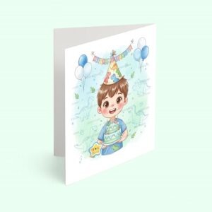 کارت پستال پسر مدل تم تولد دایناسور