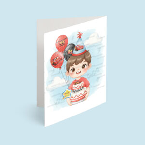 کارت پستال پسر مدل تم تولد مک کوئین