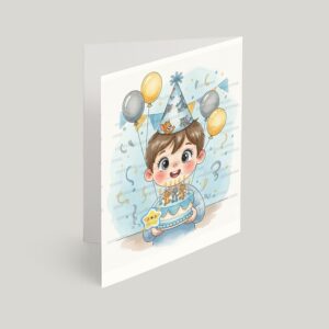 کارت پستال پسر مدل تم تولد تام و جری