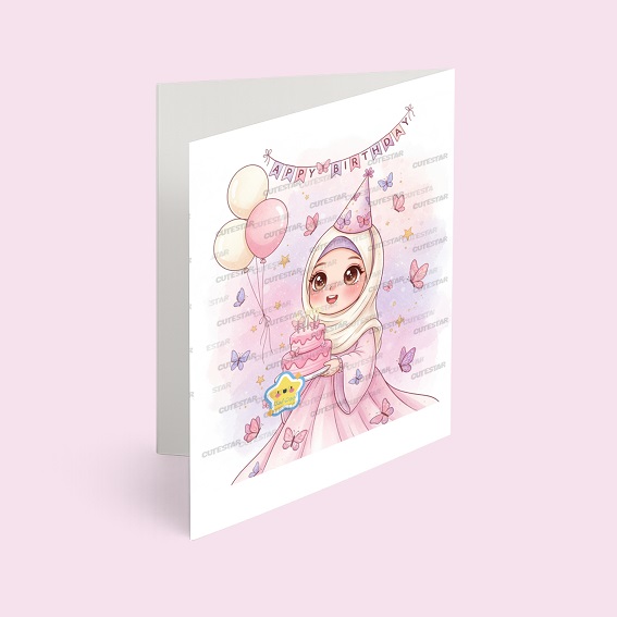 کارت پستال مدل تم تولد دختر و پروانه کارت پستال مدل تم تولد دختر و پروانه